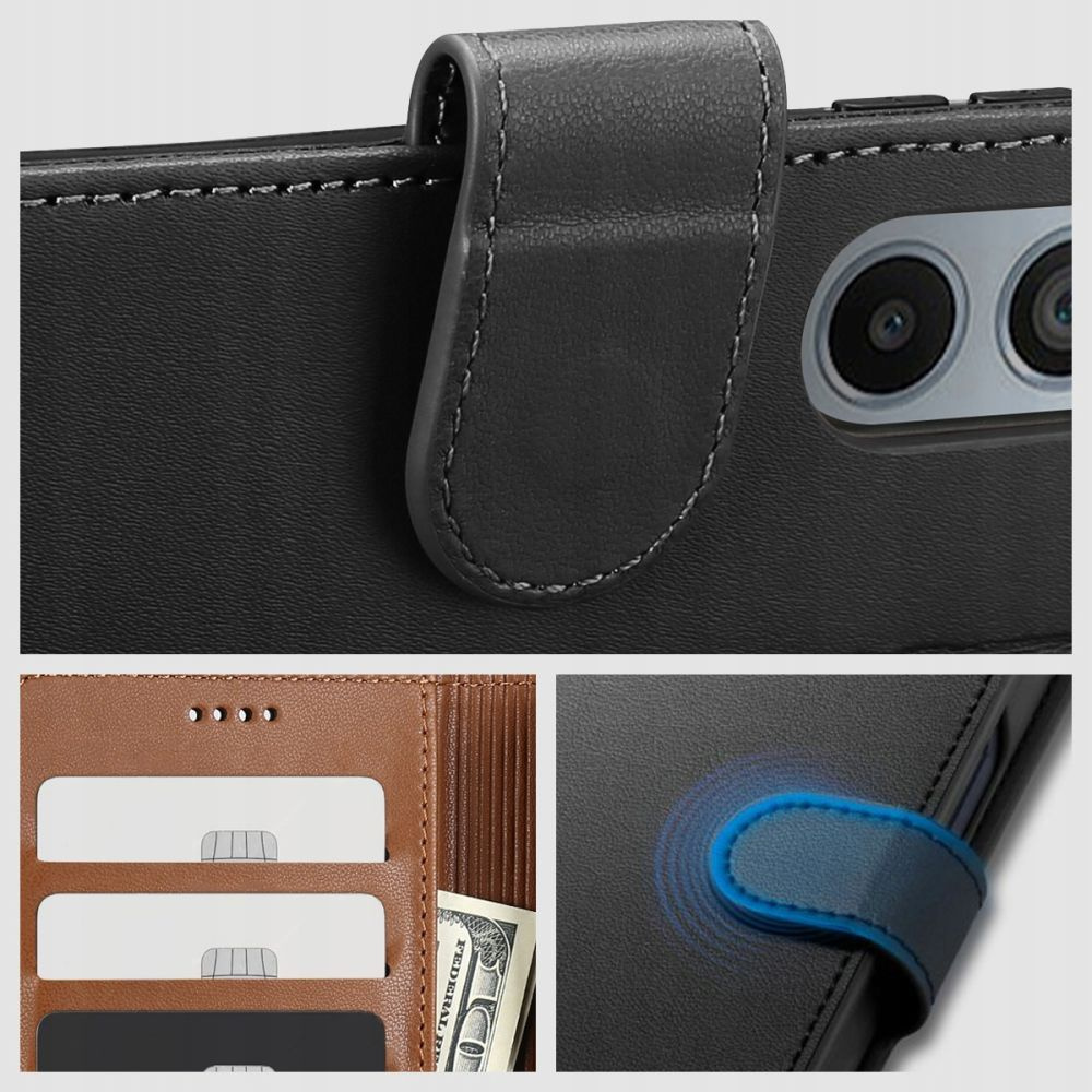 Knížkové pouzdro Tech-Protect Wallet Xiaomi Redmi 12c Black