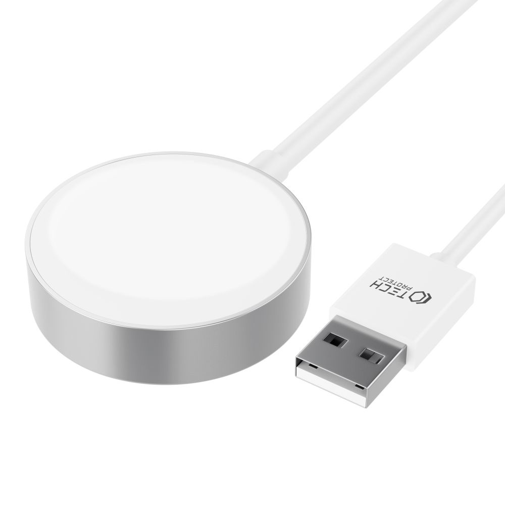 Bezdrátová nabíječka Tech-Protect Ultraboost Magnetic Charging Apple Watch 120cm White
