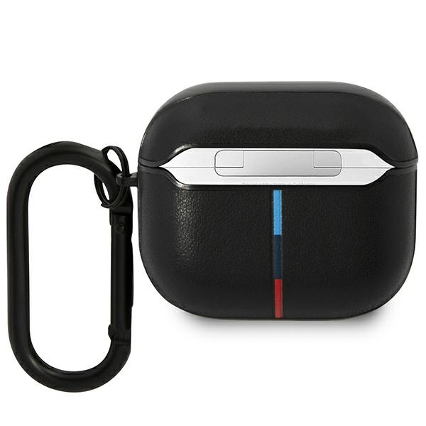 Kryt BMW BMA322PVTK Apple AirPods 3 black Leather Curved Line