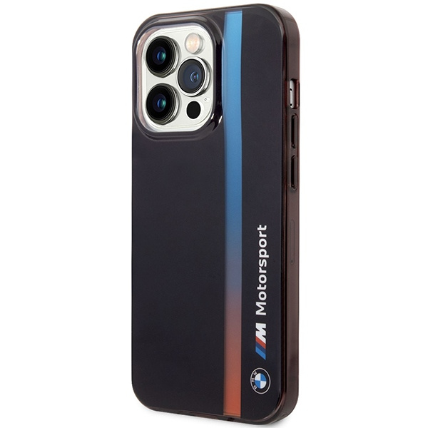Kryt BMW BMHCP14L22HVGV Apple iPhone 14 Pro black IML Tricolor Stripe