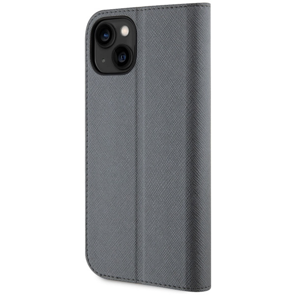 Kryt Karl Lagerfeld KLBKP14SSANKCPG Apple iPhone 14 bookcase silver Saffiano Karl & Choupette