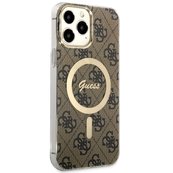 Kryt Guess GUHMP13XH4STW Apple iPhone 13 Pro Max brown hardcase 4G MagSafe