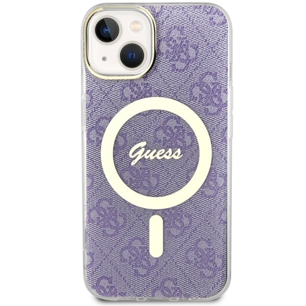 Kryt Guess GUHMP14MH4STU Apple iPhone 14 Plus / 15 Plus purple/purple hardcase 4G MagSafe
