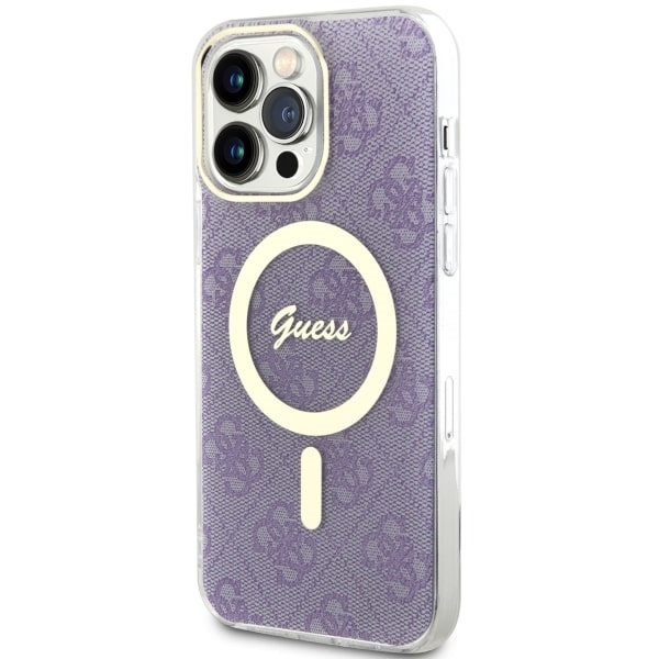 Kryt Guess GUHMP14XH4STU Apple iPhone 14 Pro Max purple hardcase 4G MagSafe