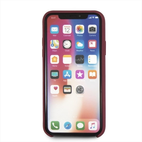 Kryt Mercedes AMG MEHCPXSILRE Apple iPhone XS/X hardcase red