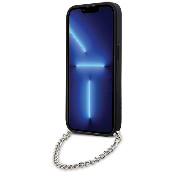 Kryt Karl Lagerfeld KLHCP14LSACKLHPG iPhone 14 Pro 6.1" barva stříbrná hardcase Saffiano Monogram Chain