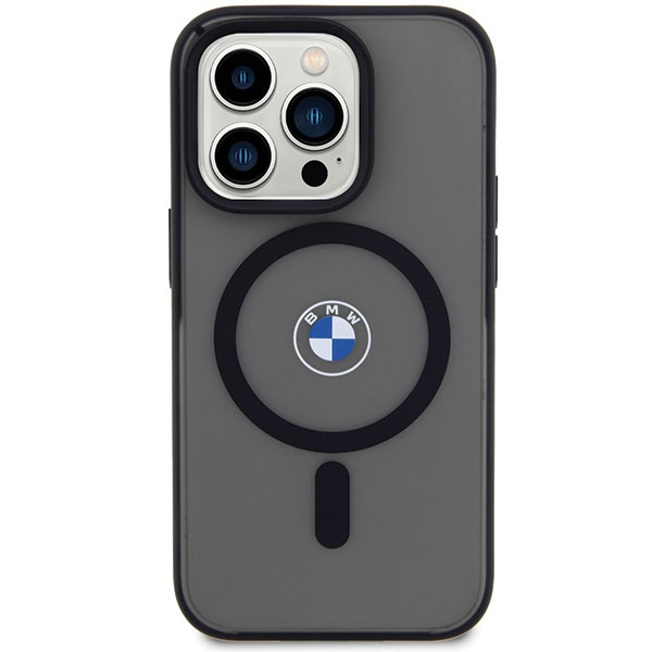 Kryt BMW BMHMP14LDSLK iPhone 14 Pro 6.1" black hardcase Signature MagSafe