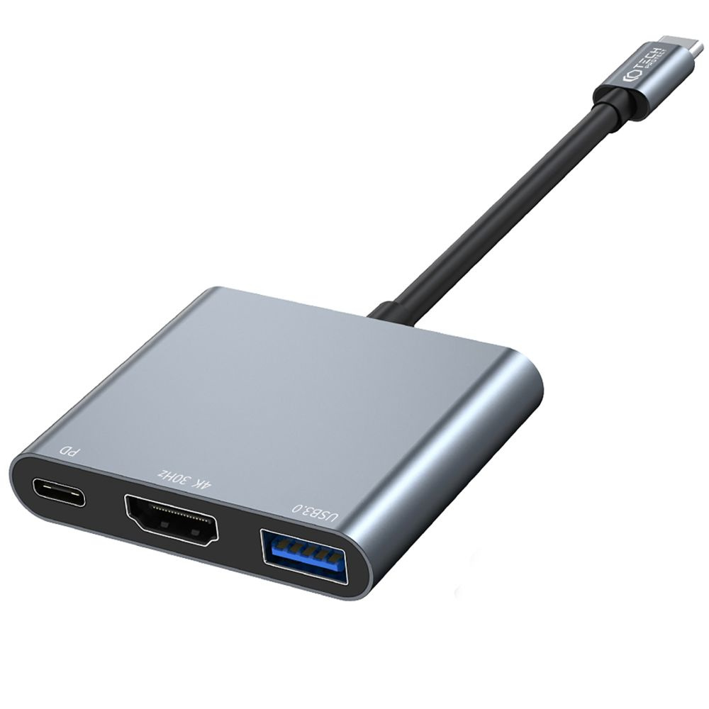 Kryt Tech-Protect V1-hub 3in1 Adapter Grey
