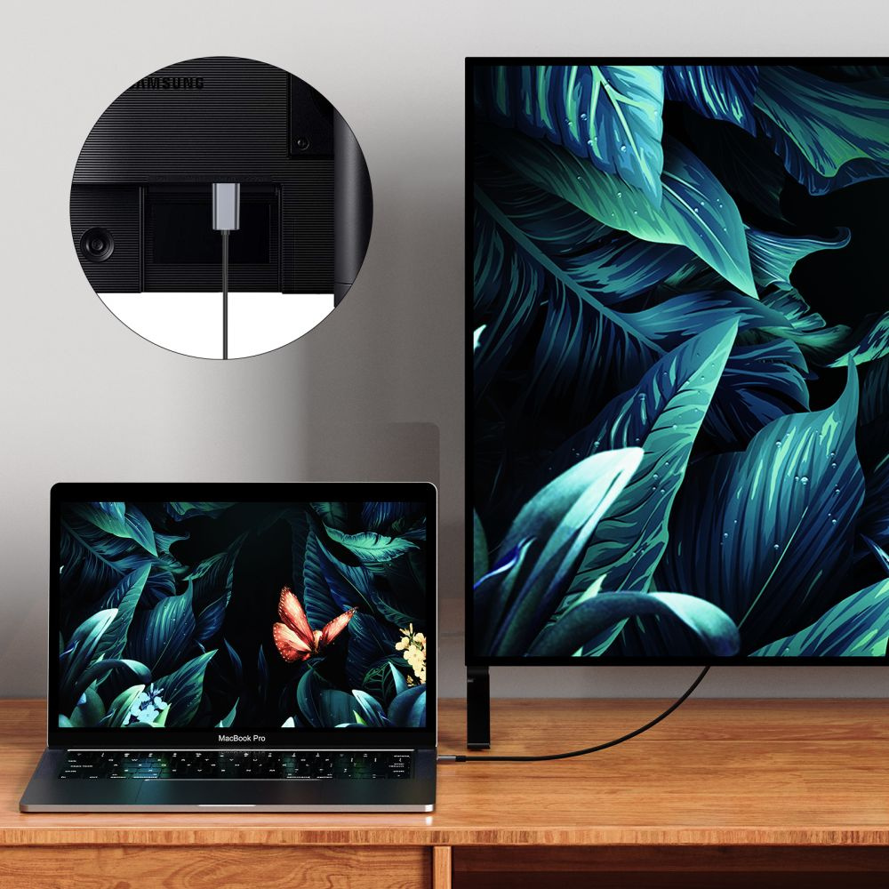 Kryt Tech-Protect Ultraboost USB-C/HDMI Cable 4K 60hz 200cm Black