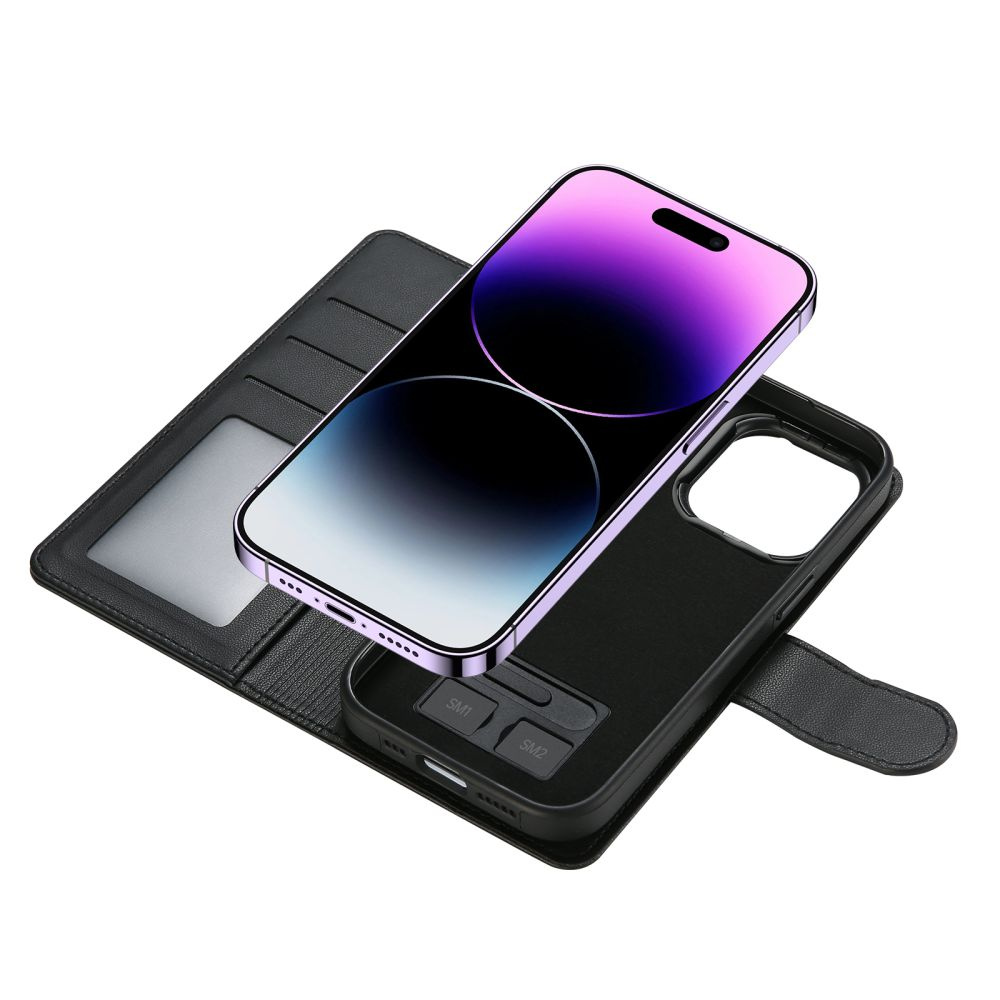 Knížkové pouzdro Tech-Protect Wallet MagSafe Apple iPhone 13 Black