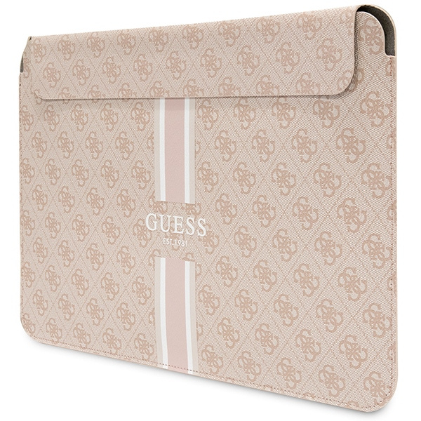 Kryt Guess Sleeve GUCS14P4RPSP 14 inch pink 4G Printed Stripes