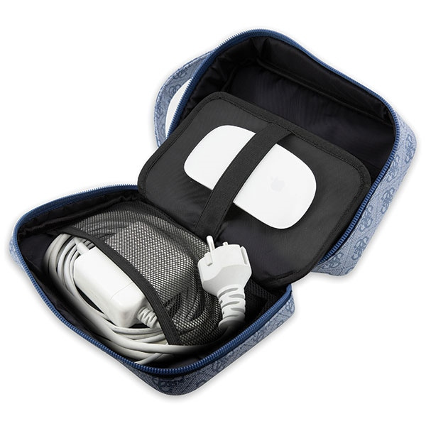 Kryt Guess GUHBP4RPSB Organizer blue 4G Printed Stripes