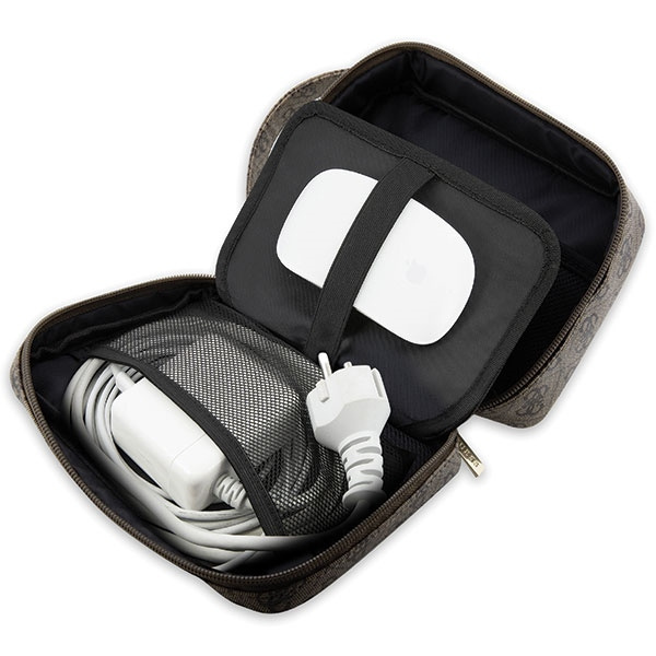 Kryt Guess GUHBP4RPSW Organizer brown 4G Printed Stripes