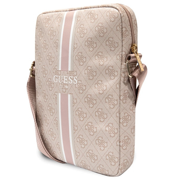 Kryt Guess GUTB10P4RPSP 10 inch pink 4G Stripes Tablet Bag
