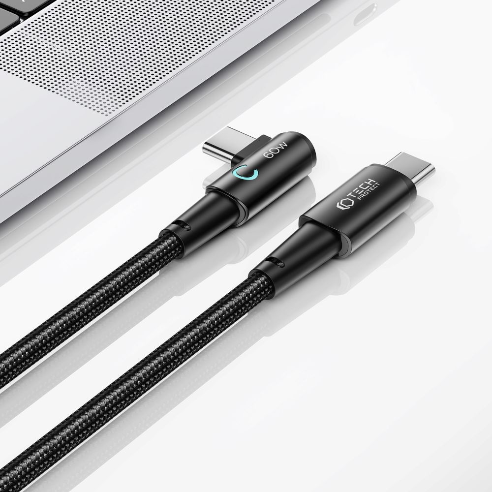 Tech-Protect Ultraboost L USB-C/USB-C Cable 60W 6A 100cm Grey