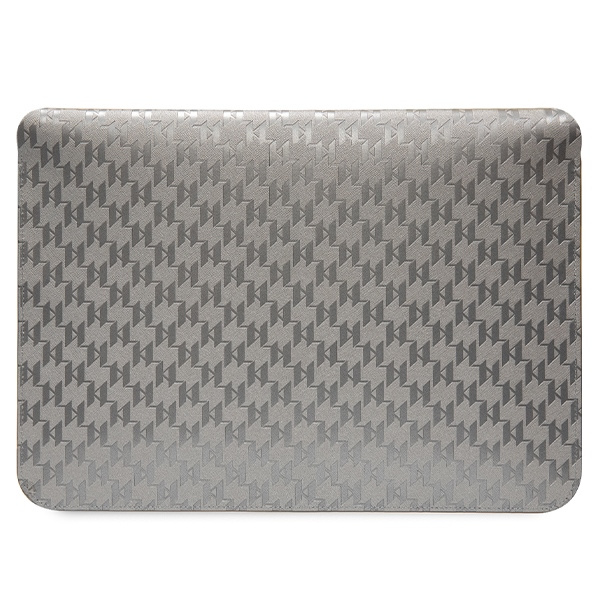 Kryt Karl Lagerfeld Sleeve KLCS14SAKHPCG 14 inch silver Saffiano Monogram Choupette