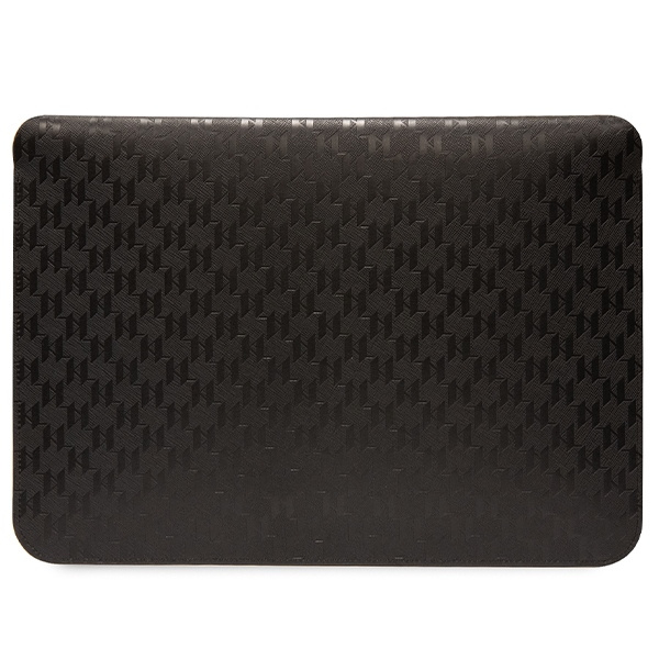 Kryt Karl Lagerfeld Sleeve KLCS14SAKHPKK 14 inch black Saffiano Monogram Ikonik