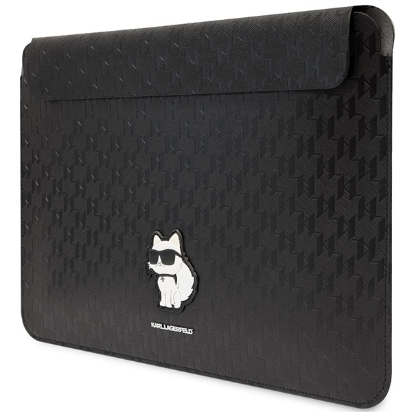 Kryt Karl Lagerfeld Sleeve KLCS16SAKHPCK 16 inch black Saffiano Monogram Choupette