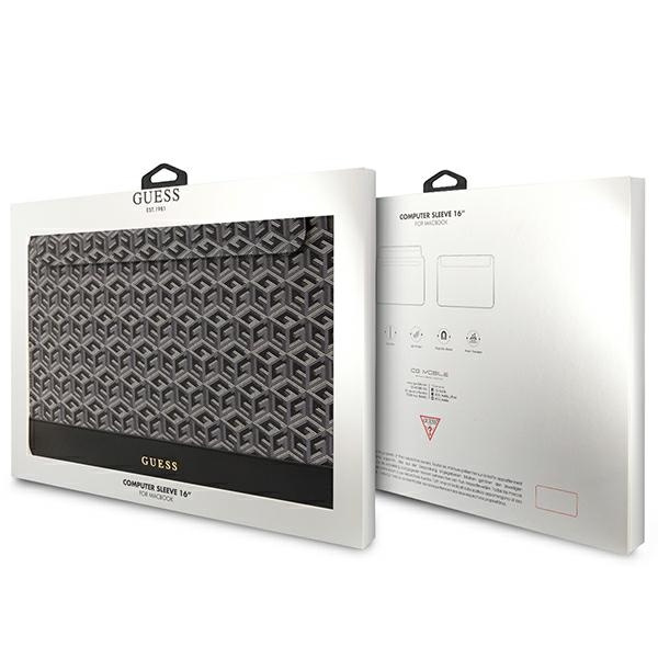 Kryt Guess Sleeve GUCS16HGCFSEK 16 inch black GCube Stripes