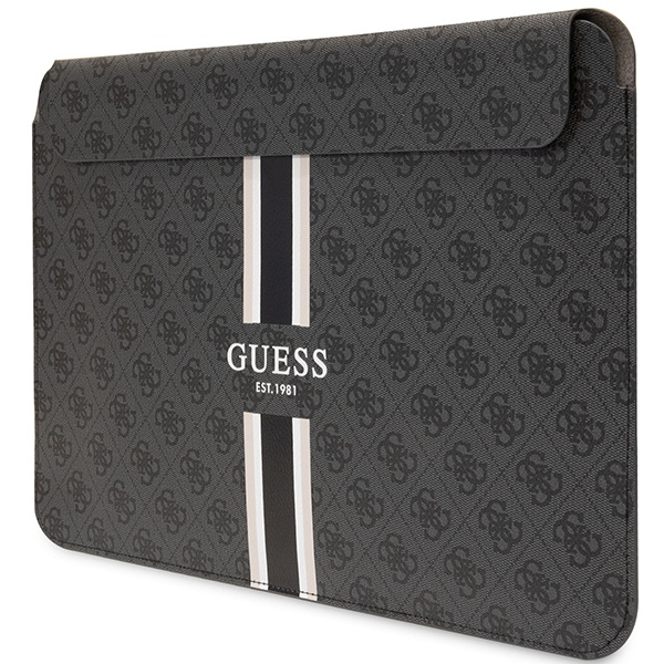 Kryt Guess Sleeve GUCS16P4RPSK 16 inch black 4G Printed Stripes