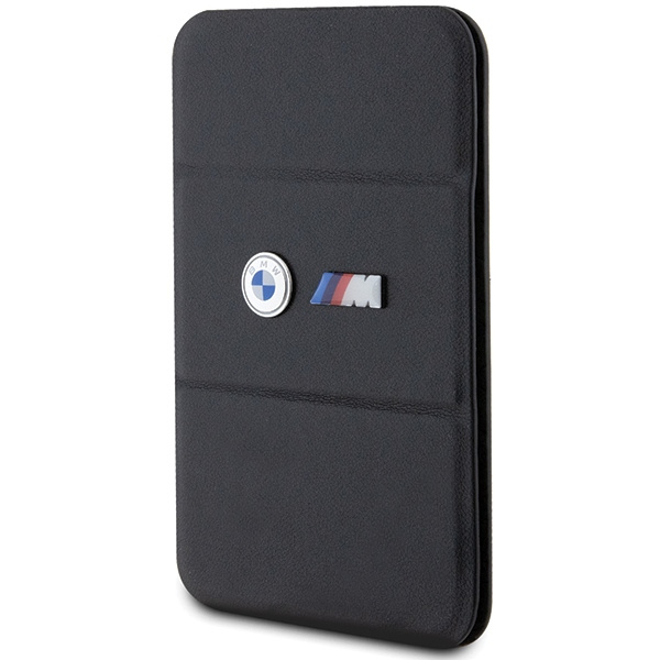 Pouzdro BMW Wallet Card Slot Stand BMWCSMMPGK MagSafe M Edition Collection black