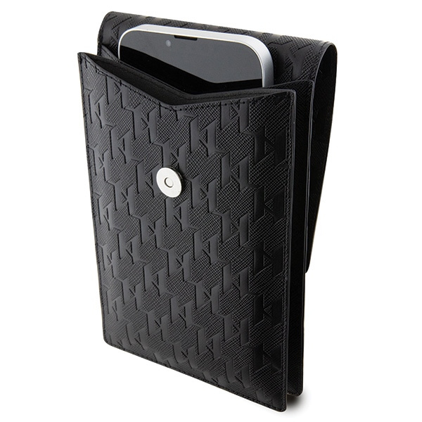Kryt Karl Lagerfeld KLWBSAKHPCK Saffiano Monogram Choupette black