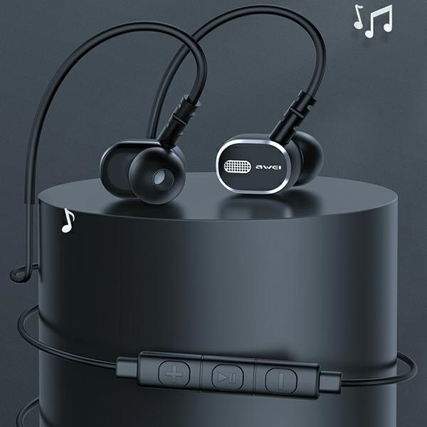 Sluchátka AWEI TC-6 USB-C in-ear  black