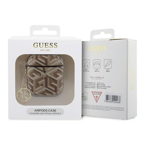 Kryt Guess GUA2PGCE4CW Appple AirPods 1/2 cover GCube Charm brown