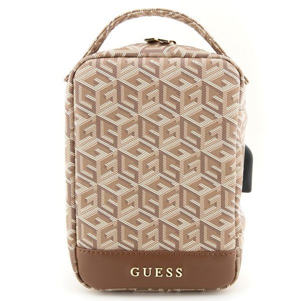 Kryt Guess GUHBHGCFSEW handbag GCube Stripe brown