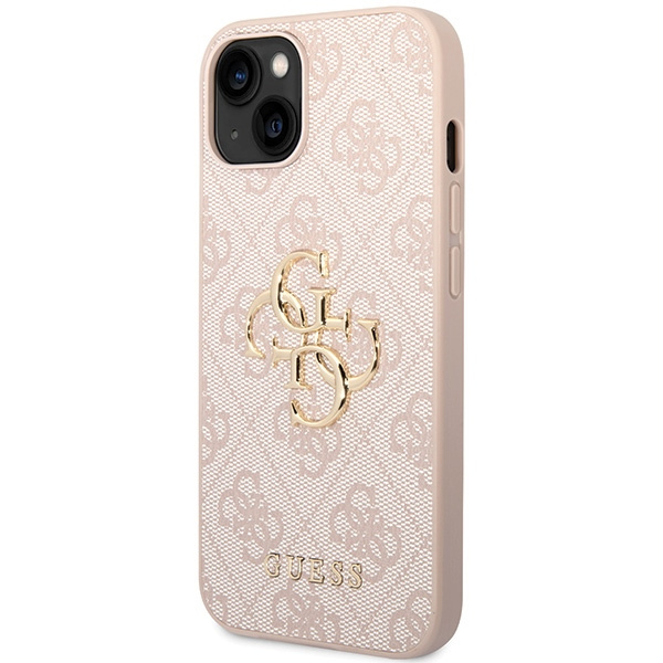 Kryt Guess GUHCP15S4GMGPI Apple iPhone 15 hardcase 4G Big Metal Logo pink
