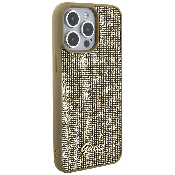 Kryt Guess GUHCP15XPMSDGSD Apple iPhone 15 Pro Max hardcase Disco Metal Script gold