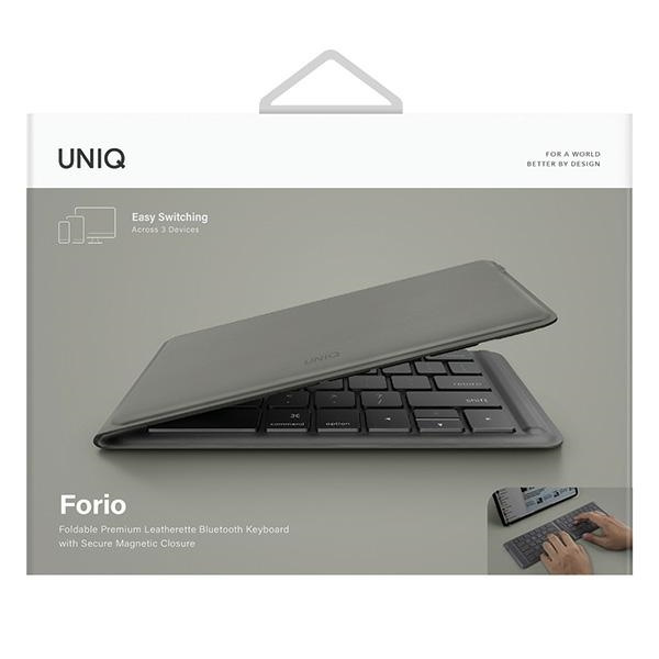 Kryt UNIQ Forio folding Bluetooth keyboard lichen green