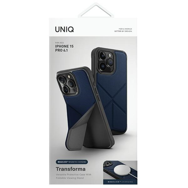 Kryt UNIQ Transforma Apple iPhone 15 Pro MagClick Charging electric blue