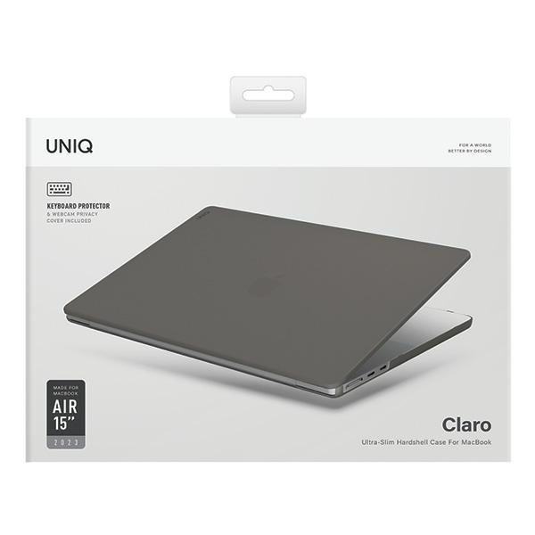 Kryt UNIQ Claro Apple MacBook Air 15 2023 smoke matte grey