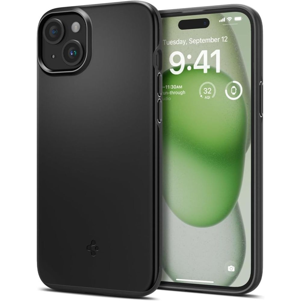 Kryt Spigen Thin Fit Apple iPhone 15 Plus / 14 Plus Black