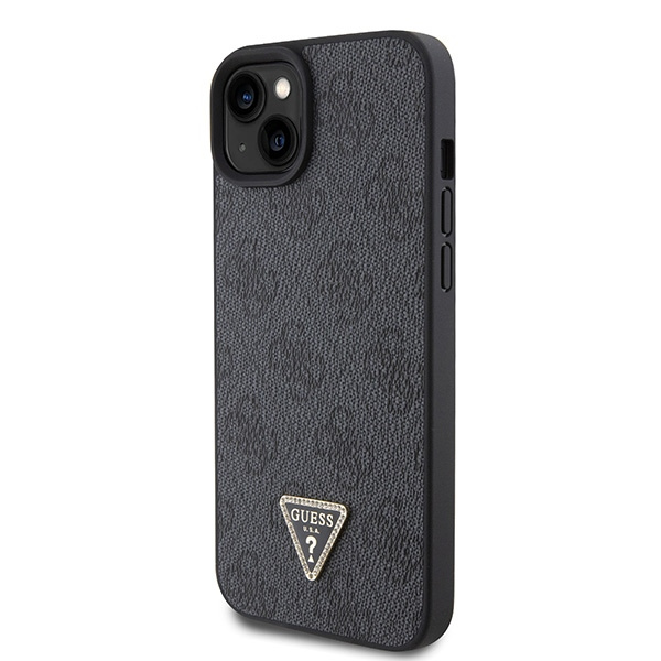 Kryt Guess GUHCP15MP4TDSCPK Apple iPhone 15 Plus / 14 Plus hardcase Crossbody 4G Metal Logo black