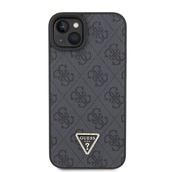 Kryt Guess GUHCP15MP4TDSCPK Apple iPhone 15 Plus / 14 Plus hardcase Crossbody 4G Metal Logo black