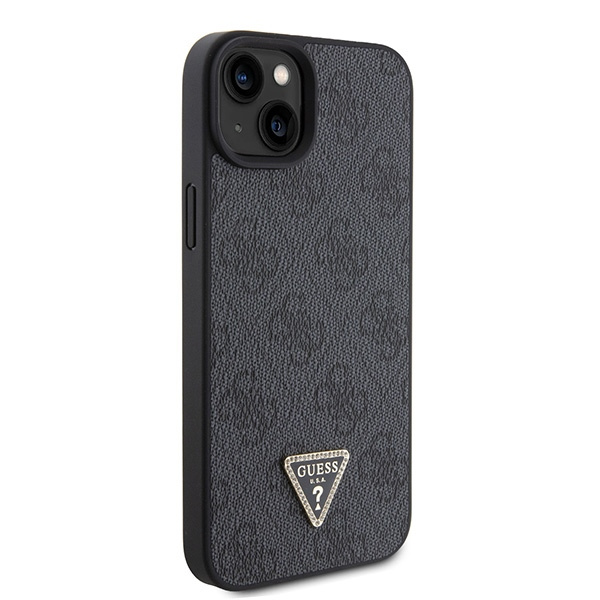 Kryt Guess GUHCP15MP4TDSCPK Apple iPhone 15 Plus / 14 Plus hardcase Crossbody 4G Metal Logo black