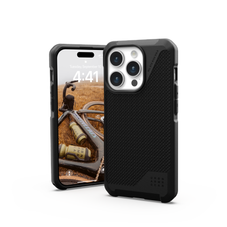 Kryt UAG Urban Armor Gear Metropolis LT MagSafe Apple iPhone 15 Pro (kevlar black)