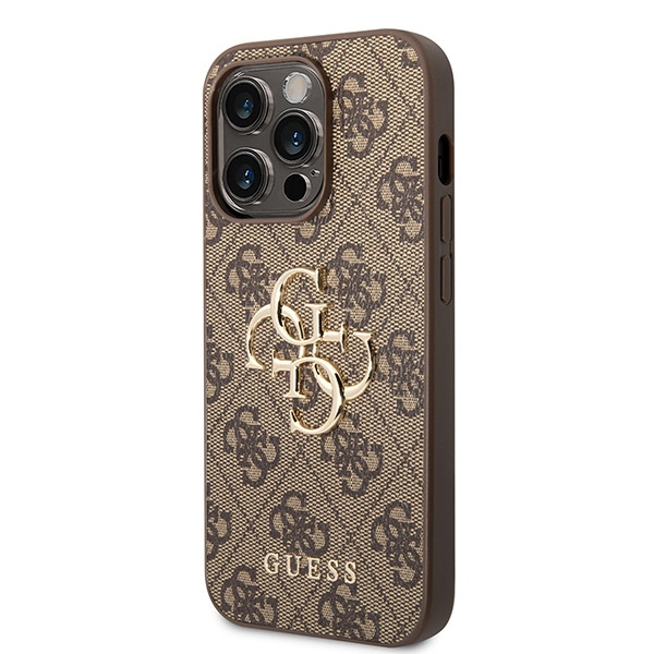 Kryt Guess GUHCP15X4GMGBR Apple iPhone 15 Pro Max hardcase 4G Big Metal Logo brown