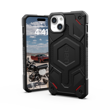 Kryt UAG Urban Armor Gear Monarch Apple iPhone 15 Plus / 14 Plus (kevlar black)