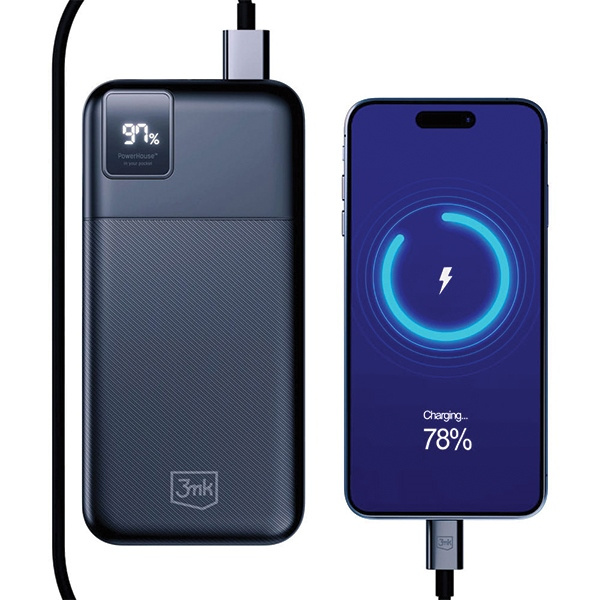 3MK PowerHouse powerbank 20000mAh Multi Charge, QC, PD, Pass-Through