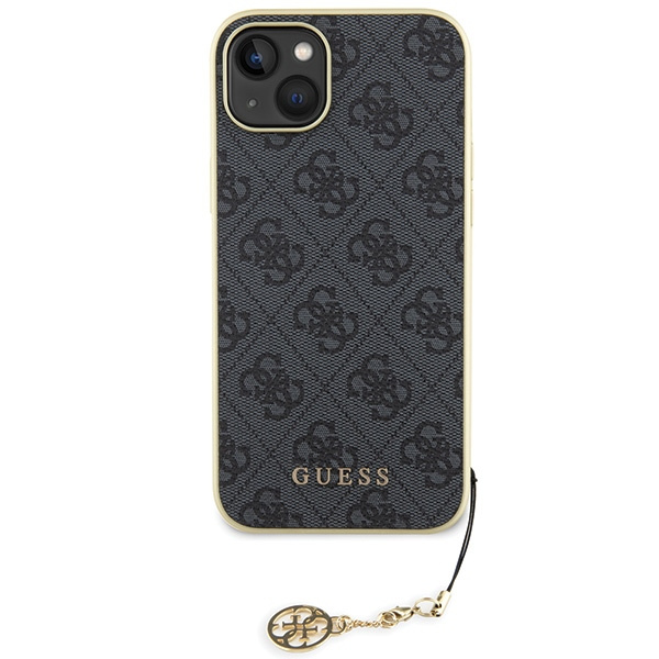 Kryt Guess GUHCP15MGF4GGR Apple iPhone 15 Plus / 14 Plus hardcase 4G Charms Collection grey