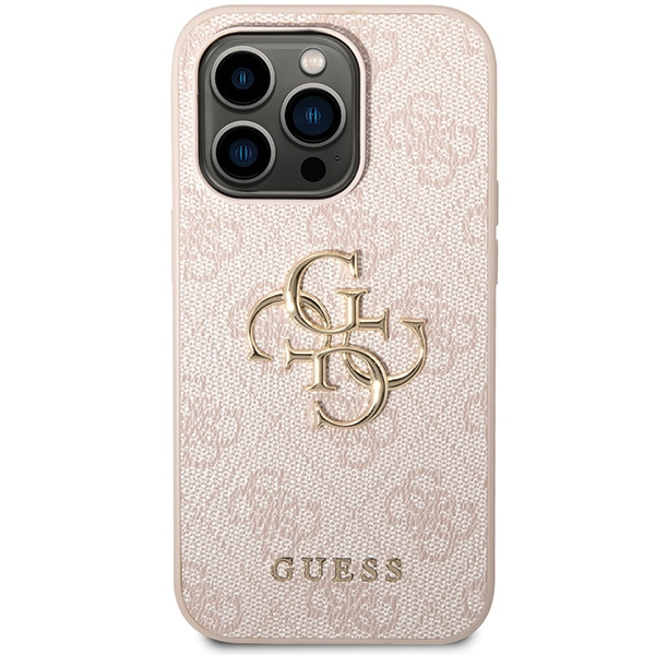 Kryt Guess GUHCP15X4GMGPI Apple iPhone 15 Pro Max hardcase 4G Big Metal Logo pink