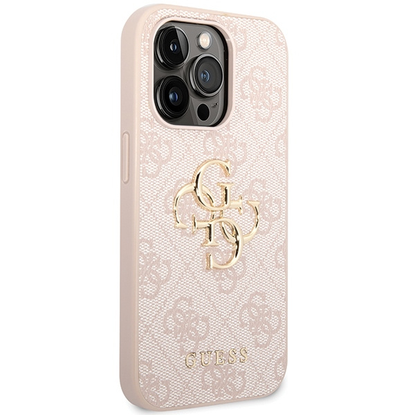 Kryt Guess GUHCP15X4GMGPI Apple iPhone 15 Pro Max hardcase 4G Big Metal Logo pink