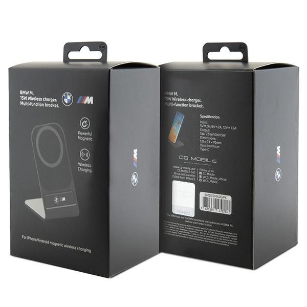 BMW BMDCSMADGPK 15W M Edition MagSafe black inductive charger