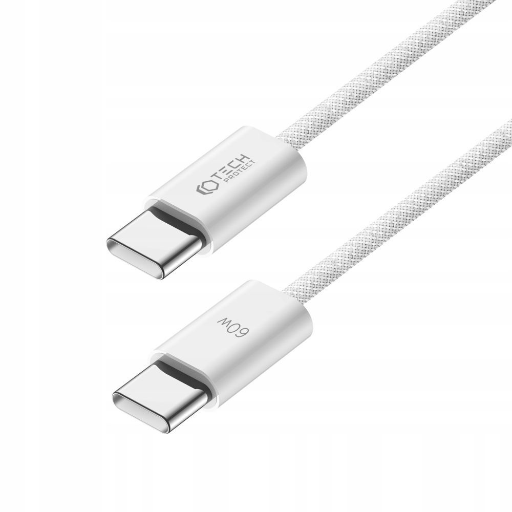 Tech-Protect Ultraboost Classic cable USB-C / USB-C PD 60W 3A 100cm White