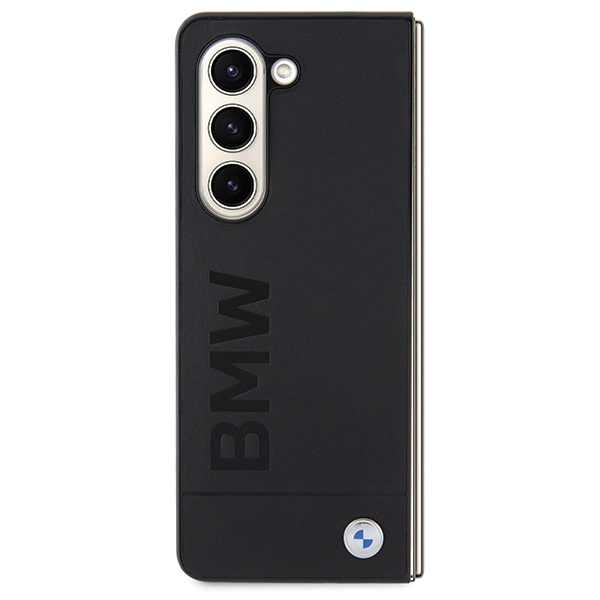 Kryt BMW BMHCZFD5SLLBK Samsung Galaxy Z Fold5 hardcase Signature Logo Imprint black