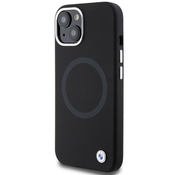 Kryt BMW BMHMP15SSILBK2 Apple iPhone 15 Signature Liquid Silicone MagSafe black