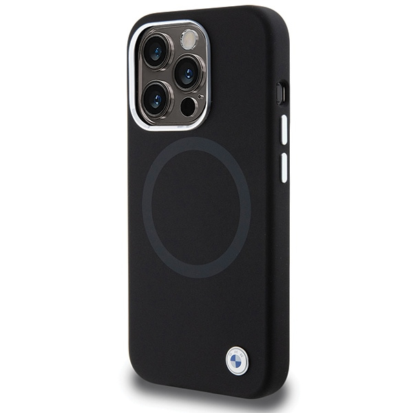 Kryt BMW BMHMP15XSILBK2 Apple iPhone 15 Pro Max Signature Liquid Silicone MagSafe black